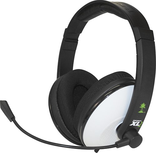 Turtle Beach - Ear Force XL1 Gaming Headset + Amplified Stereo Sound for Xbox 360 - Black/White