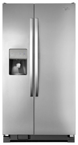  Whirlpool - 21.2 Cu. Ft. Side-by-Side Refrigerator with Thru-the-Door Ice and Water