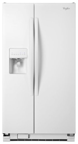  Whirlpool - 21.2 Cu. Ft. Side-by-Side Refrigerator with Thru-the-Door Ice and Water