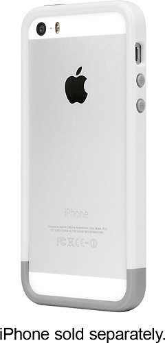  Incase - Frame Case for Apple® iPhone® 5 and 5s - White/Gray
