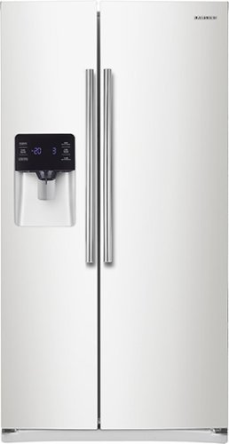  Samsung - 24.5 Cu. Ft. Side-by-Side Refrigerator with Thru-the-Door Ice and Water