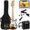 Best Choice Products - 30in Kids Electric Guitar Beginner Starter Kit w/ 5W Amplifier, Strap, Case - Sunburst-Front_Standard