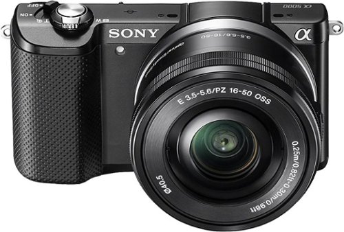 Sony Alpha a5000 Mirrorless Camera with 16 50mm Retractable