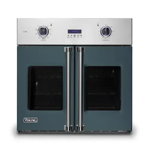 Front. Viking - 30" 7 Series French Door Single Built-In Electric Thermal Convection Oven-Squall - Squall.