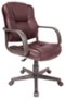 Comfort Products Inc. - Leather Massage Task Chair - Brown-Front_Standard
