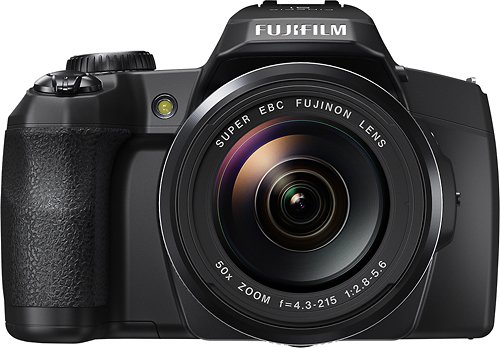  Fujifilm - FinePix S1 16.4-Megapixel Digital Camera - Black