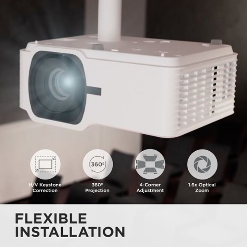 ViewSonic LS711HD 4000 Lumens 1080P Short Throw Laser Projector - White HOW TO BUY