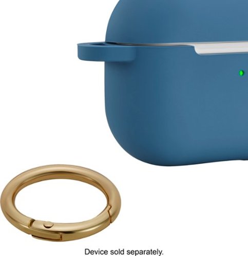 Best Buy essentials™ Silicone Case for Apple AirPods Pro 1st and 2nd Generations - Blue BUY IN EUROPE
