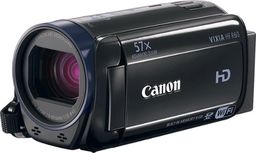  Canon - VIXIA HF R60 8GB HD Flash Memory Camcorder - Black