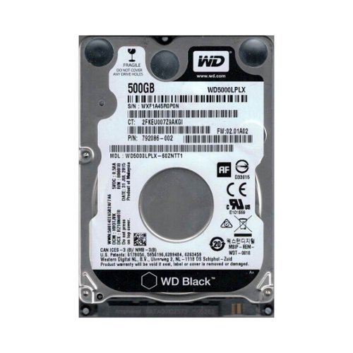  WD - Black 500GB Internal SATA Hard Drive for Laptops