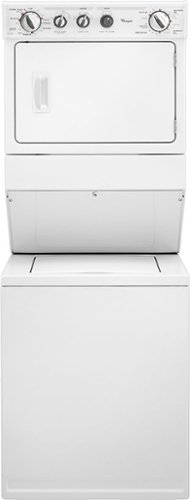  Whirlpool - 2.5 Cu. Ft. 8-Cycle Washer and 5.9 Cu. Ft. 6-Cycle Dryer Electric Laundry Center - White