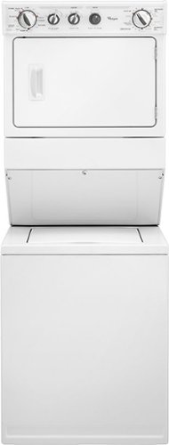 Whirlpool - 2.5 Cu. Ft. 8-Cycle Washer and 5.9 Cu. Ft. 6-Cycle Dryer Gas Laundry Center - White-Front_Standard 