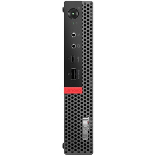Lenovo - Refurbished Excellent - ThinkCentre M720Q Tiny Desktop PC, Intel Core i7-8700T up to 4.3Ghz, 32GB DDR4 RAM, 1T NVMe SSD, USB WiFi, Win11P - Black-Front_Standard 