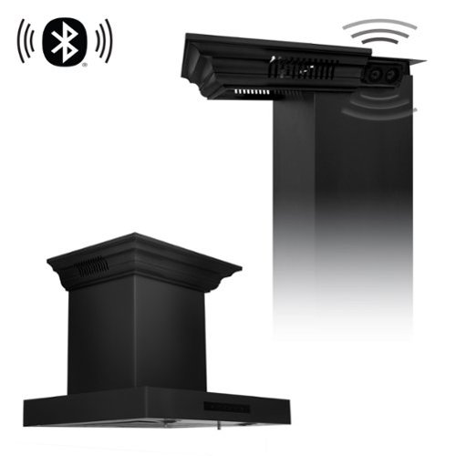 ZLINE - 24 inches - Externally Vented - Wall Range Hood - Black Stainless Steel