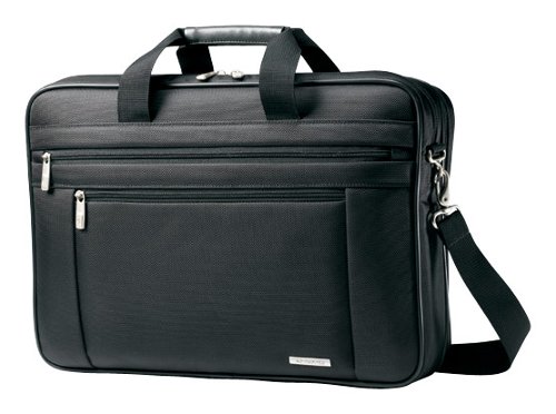  Samsonite - Classic Business 2-Gusset Laptop Briefcase for 17&quot; Laptop - Black