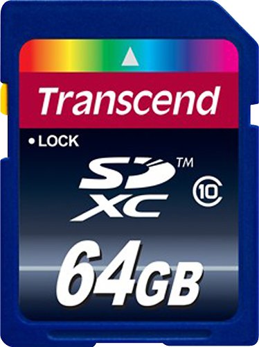  Transcend - 64GB SDXC Class 10 Memory Card