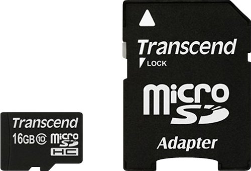  Transcend - 16GB microSDHC Class 10 Memory Card