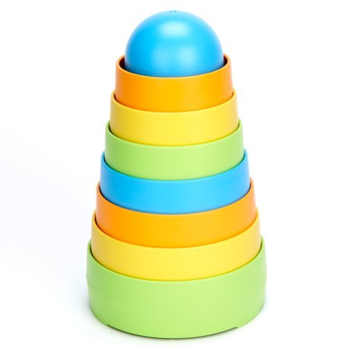 Green Toys - Green Toys: My First Stacker Nesting & Stacker Toy, 8 Pieces-Front_Standard 