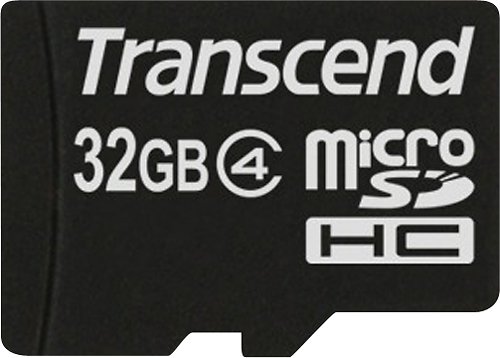  Transcend - 32GB microSDHC Class 4 Memory Card