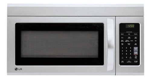 LG - 1.8 Cu. Ft. Over-the-Range Microwave with Sensor Cooking and EasyClean - Stainless Steel