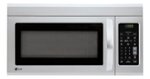 LG - 1.8 Cu. Ft. Over-the-Range Microwave with Sensor Cooking and EasyClean - Stainless steel - Front_Standard