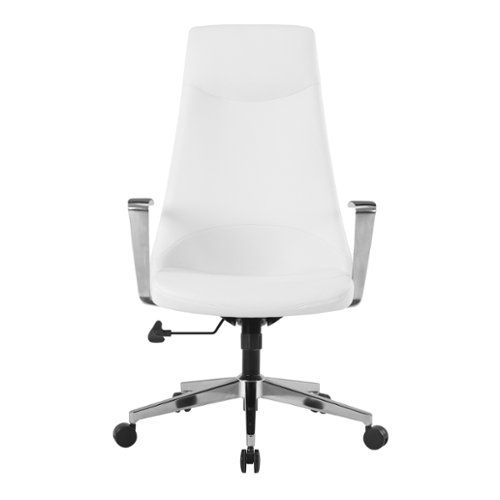 Office Star Products - High Back Antimicrobial Fabric Office Chair - Dillon Snow-Front_Standard 