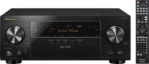  Pioneer - 1155W 7.2-Ch. 4K Ultra HD and 3D Pass-Through A/V Home Theater Receiver - Black