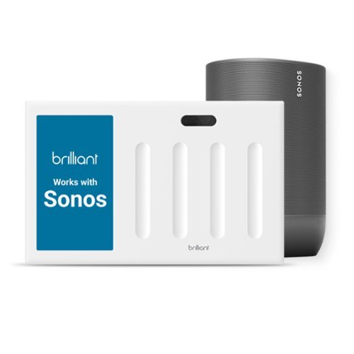 Brilliant Wi-Fi Smart 4-Switch Home Control Panel with Voice Assistant - White BUY IN EUROPE