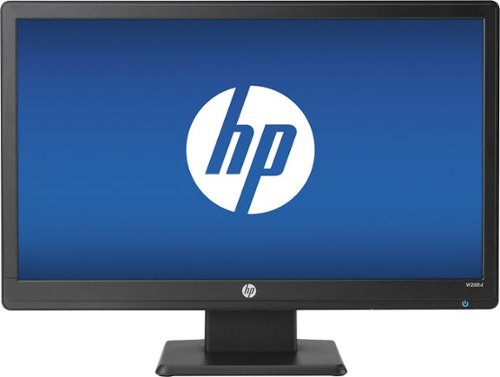  HP - 20&quot; LED HD Monitor - Silver/Black