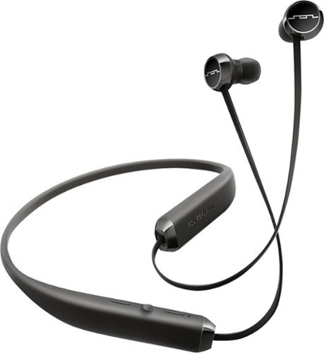  Sol Republic - Shadow Wireless In-Ear Headphones - Black/Steel Gray