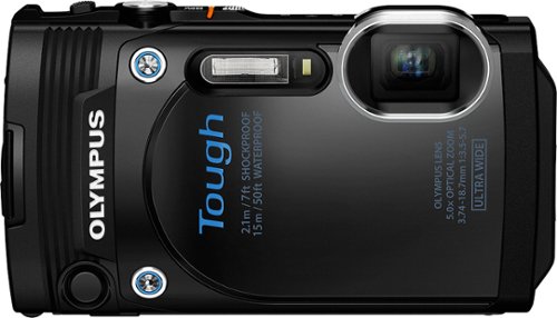  Olympus - TG-860 16.0-Megapixel Waterproof Digital Camera - Black