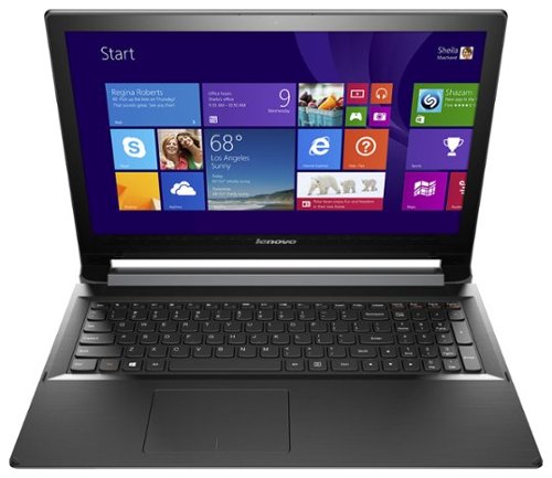  Lenovo - Flex 2 2-in-1 15.6&quot; Touch-Screen Laptop - Intel Core i3 - 4GB Memory - 500GB+8GB Hybrid Hard Drive - Black