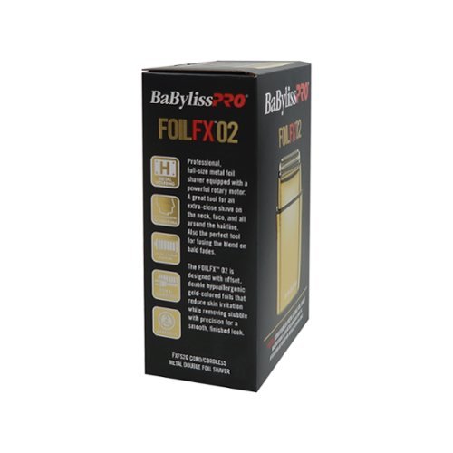 Babyliss Pro Foil FX02 FXFS2G Cord / Cordless Metal Double Foil