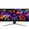 MSI - MAG341CQPQDOLED 34" Quantum Dot OLED Curved UWQHD 175Hz 0.03ms Monitor with HDR400 (DisplayPort, HDMI, USBC) - Black-Front_Standard