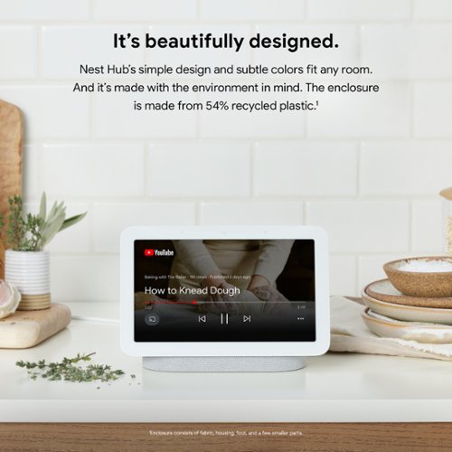 Google Nest Hub 2nd Gen - 7 Smart Home Display with Google Assistant - Chalk BUY IN UAE