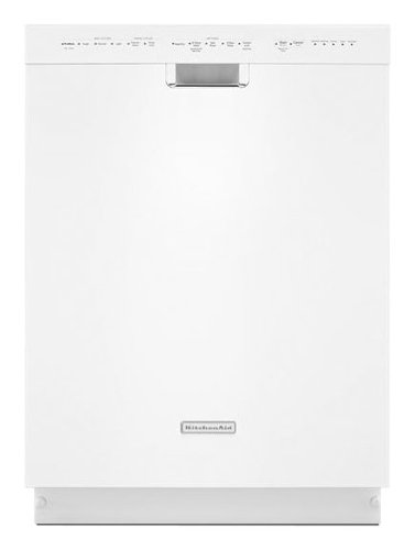  KitchenAid - 24&quot; Built-In Dishwasher with Stainless Steel Tub - White