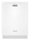 KitchenAid - 24" Built-In Dishwasher with Stainless Steel Tub - White-Front_Standard 