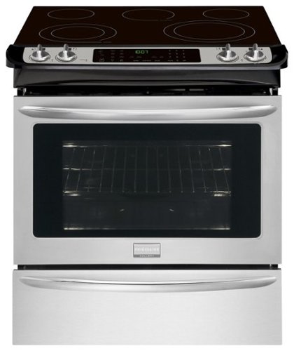  Frigidaire - Gallery 4.6 Cu. Ft. Self-Cleaning Slide-In Electric Convection Range