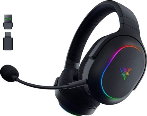 Razer - Barracuda X Chroma Wireless Gaming Headset for PC, Mac, Playstation, Nintendo Switch, Steam Deck, Mobile, and Tablet - Black