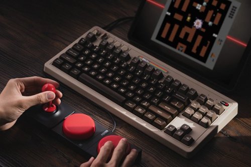 8BitDo Retro Joystick and Mechanical Keyboard - C64 Edition BUY IN EUROPE
