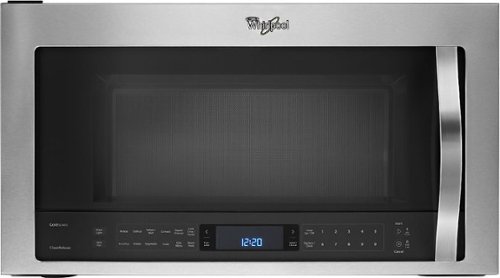  Whirlpool - 1.9 Cu. Ft. Over-the-Range Microwave - Stainless steel
