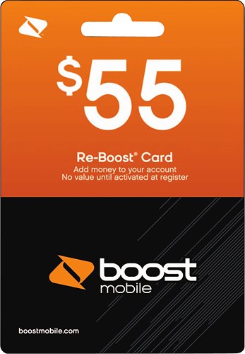  Boost Mobile - $55 Re-Boost Card - Multi