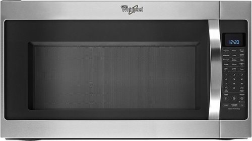  Whirlpool - 2.0 Cu. Ft. Over-the-Range Microwave - Stainless steel