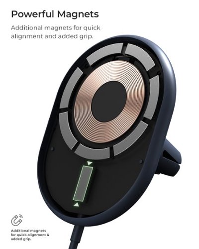 iOttie Velox 7.5W Wireless Charging Air Vent Mount with MagSafe - Midnight Blue WHERE TO BUY