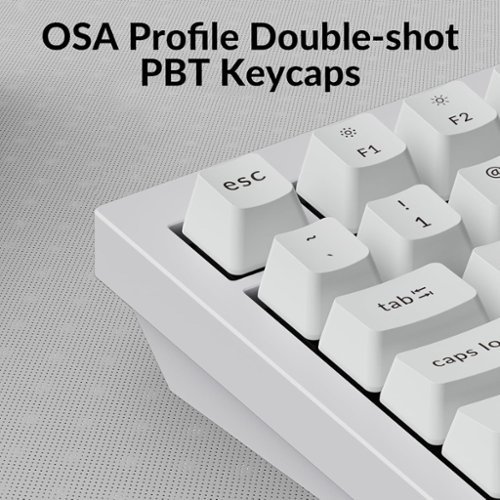 Keychron Q1 75% Custom Wired RGB Mechanical Keyboard with Programmable QMK/VIA Hot-Swappable Brown Switch - White WORLDWIDE DELIVERY