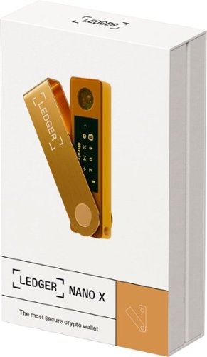 Ledger Nano X Crypto Hardware Wallet - Bluetooth - Gold BUY IN MIDDLE EAST
