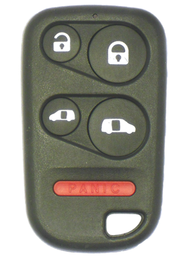 Car Keys Express - Honda Odyssey Keyless Entry Remote - 5 Buttons (Lock, Unlock, Dual Sliding Doors, and Panic) - Black