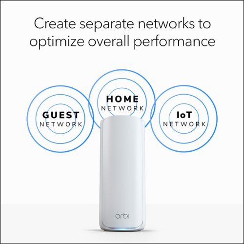 NETGEAR Orbi 770 Series BE11000 Tri-band Mesh Wi-Fi 7 System (3-pack) - White BUY IN EUROPE