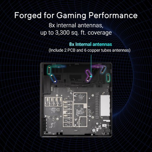 ASUS ROG Strix GS-BE18000 Tri-Band Wi-Fi 7 Gaming Router - Black WORLDWIDE DELIVERY