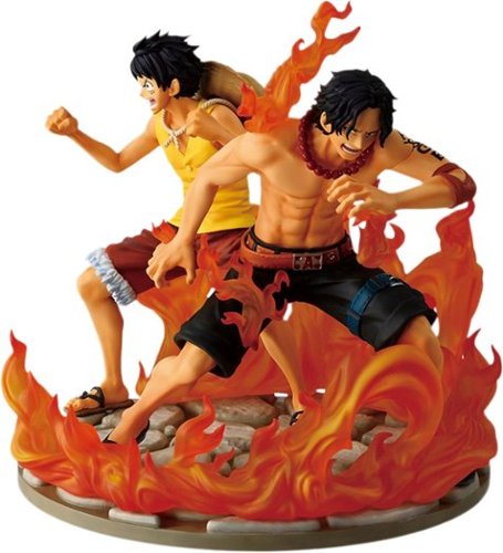 Bandai - Ace & Luffy (Dramatic Memories) - One Piece - Revible Moment Ichibansho 6" Figures